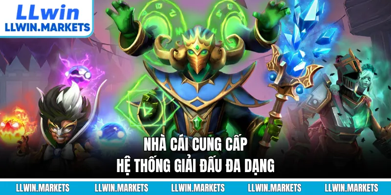 Nhà cái cung cấp hệ thống giải đấu đa dạng